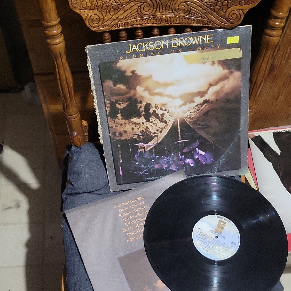 Jackson Browne Running on Empty Vinyl Record